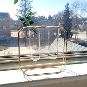 NIB Glass and Brass Propegation Station